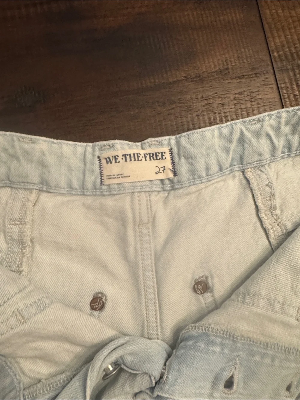 Free People we the free beginner’s luck jean shorts - Picture 3 of 5